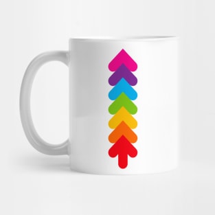 Colorful rainbow tree, version one Mug